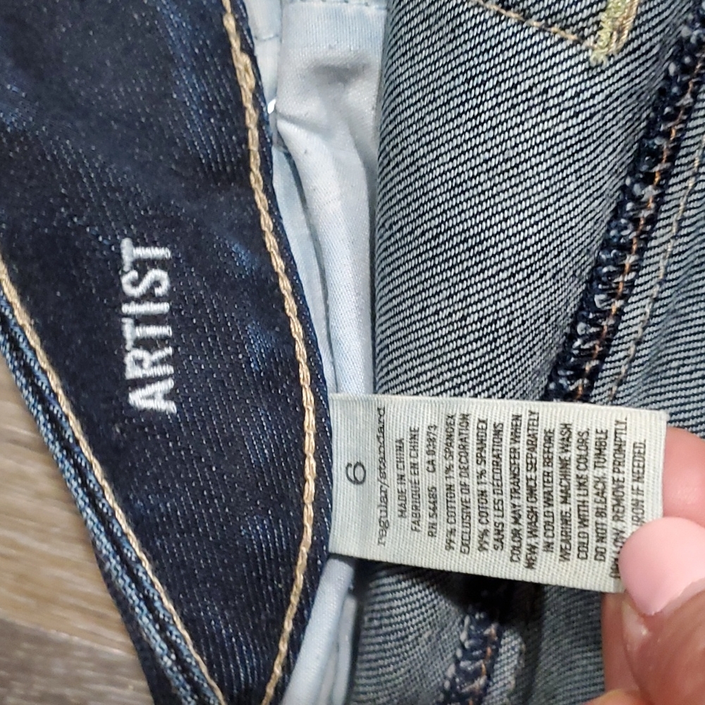 American Eagle Artist jeans size 6 - Picture 2 of 2
